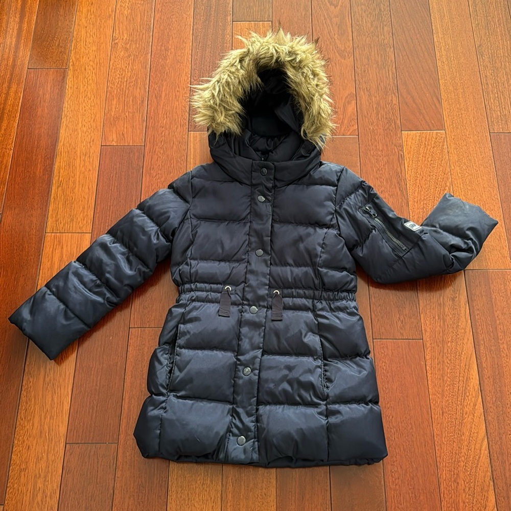 Gap girls winter coat navy blue